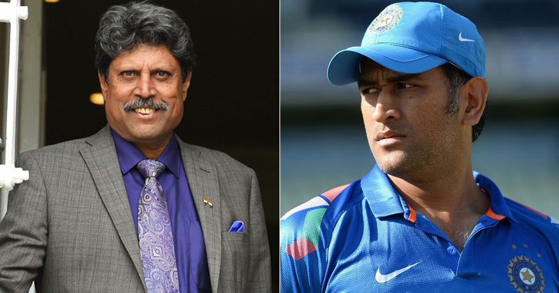 MS Dhoni & Kapil Dev