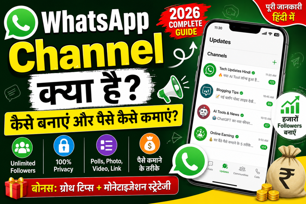 whatsapp channel kya hai