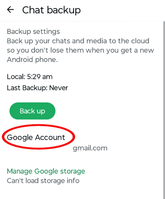 How to restore WhatsApp chat